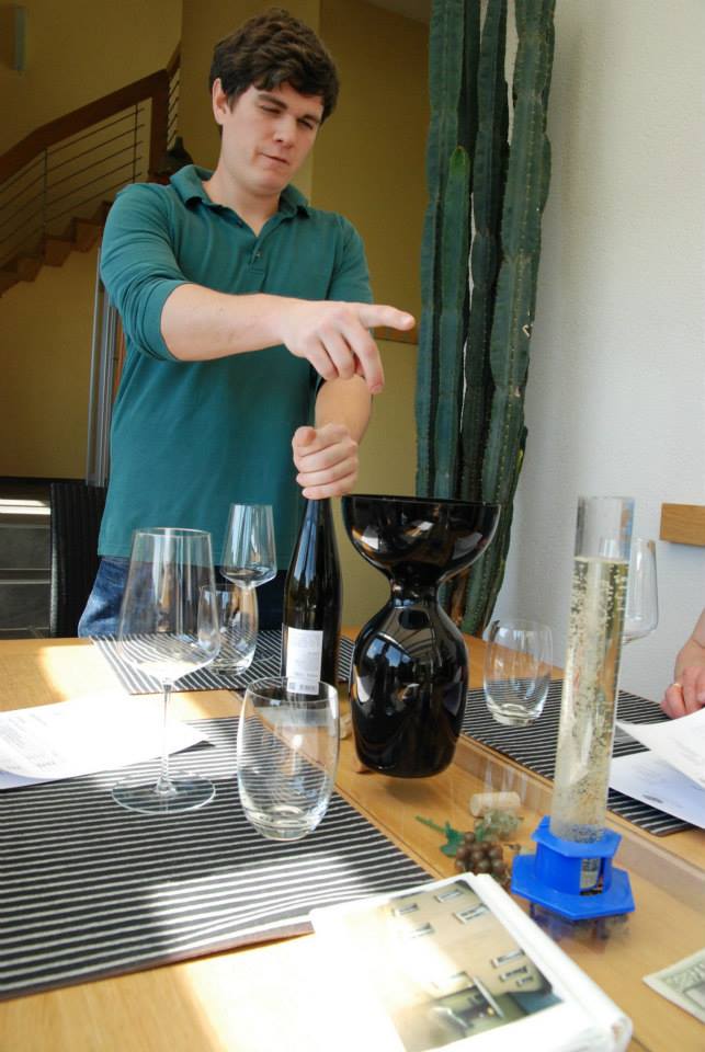 Matthias prowadzi naszą degustację